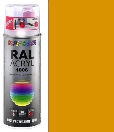 Motip Dupli-Color Spuitbus Acryl Hoogglans - RAL 1006 Maisgeel