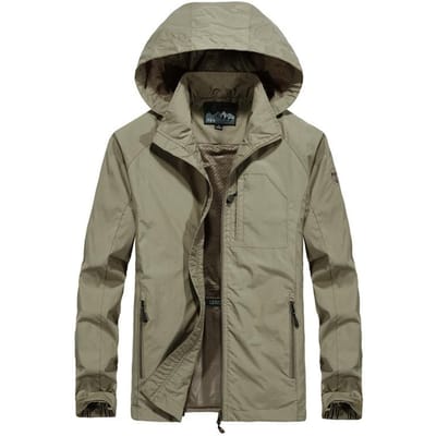 Jas Heren Lente en Herfst Dunne Casual Buitenjas Jas Jeugd Losse Plus Size Capuchon Sportjas 4XL