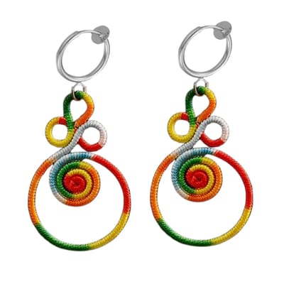 Klem oorbellen -Candy- rond- geen gaatje- Charme Bijoux