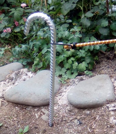 4x XXL Grondanker 60cm Lang - Extreem Stabiele Grondpennen voor Tenten en Buitenobjecten