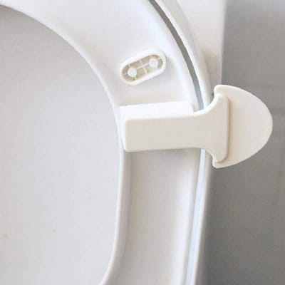 Hygienische Toiletbril Lifter - Handgreep voor WC Deksel - Wit ABS
