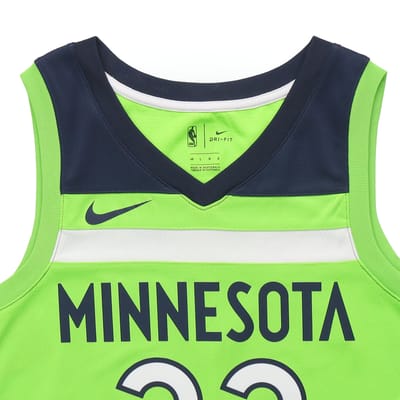 Maillot Swingman NBA Nike Minnesota Timberwolves Maillot Homme Vert 877213-313 M black