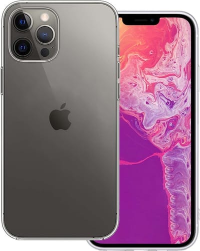 Hoesje Geschikt voor Apple iPhone 14 Pro - Sterk & Shockproof - Hoes Cover - Siliconen Case - Transparant