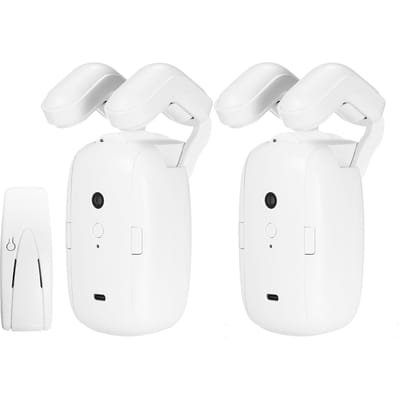 2 Stuks Slimme Gordijnmotor WiFi BT Spraakbesturing Schakelaar Elektrische Gordijnrobot APP-besturing Timer WiFi