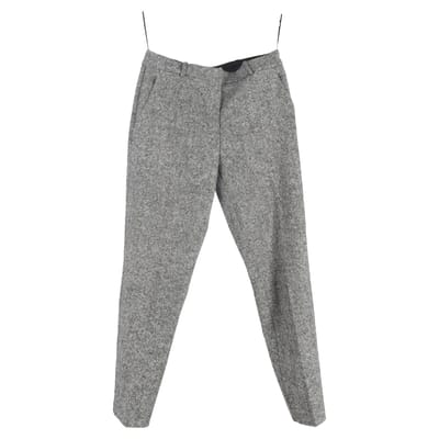 Stella McCartney taps toelopende broek van grijze wol