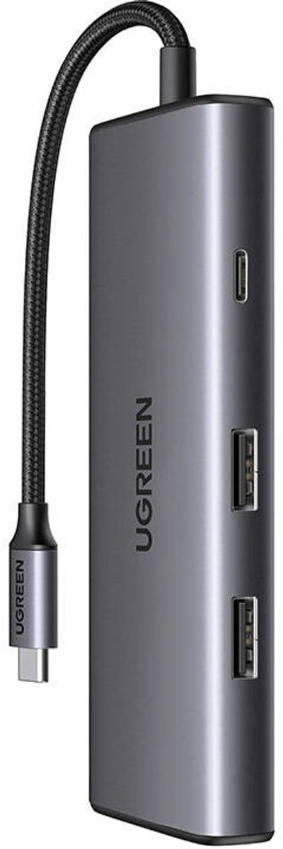 Adapter / Hub 7-In-1 Ugreen Revodok Pro Usb Naar 2X Usb-A 3.2, Usb-C 3.2, Sd/Tf, Pd