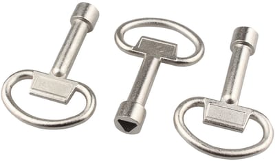 Dailygoods - Sleutel - Metalen Sleutel voor Veiligheidsapparatuur - Veiligheidsoplossingen - Geschikt voor Elektriciteitskasten - Duurzaam en betrouwb...