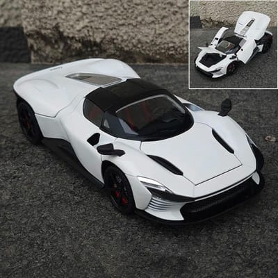 1:22 Daytona Sp3 Supercar Legering Auto Diecasts & Speelgoed Voertuigen Metalen Speelgoed Auto Model Geluid Licht Collectie Kinder Speelgoed