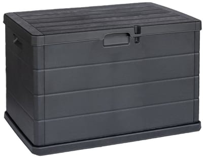 Ceruzo Tuin Opberg Kussenbox - 76x55x52 cm - 170 Liter -Antraciet -Tuinopbergbox