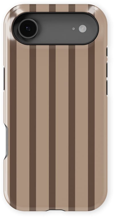DripCase Gestreept Hoesje geschikt voor iPhone 17 Air | Backcover met Mag | Stripes Motief | Trendy Case geschikt voor iPhone 17 Air met Strepen Truffle Touch