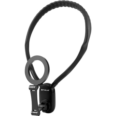 PULUZ PU947B Magnetische Telefoonhouder Nek Telefoonhouder Snelontgrendeling Nekmontage Telefoon Borstmontage zwart
