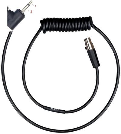 3M Peltor FL6BS LiteCom kabel 2-polig 2,5mm mono voor headset