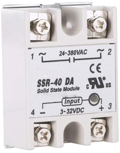Solid-State Relais met Ingang 3-32 V DC en Uitgang 24-380 V AC - 40A 250V
