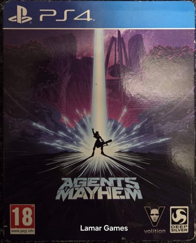 Agents of Mayhem steelcase (Ps4 tweedehands game)