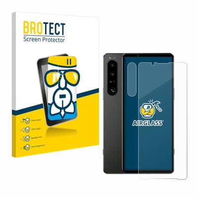 Screenprotector voor Sony Xperia 1 IV (Voor+Camera) Beschermglas transparant