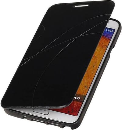 Easy Booktype hoesje Geschikt voor Samsung Galaxy Grand 2 SM-G7106 Zwart