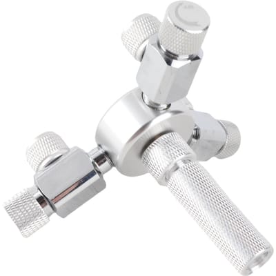 Aquarium Tank CO2 Splitter Regulator Distributeur Naald Fijnregelkraan voor CO2 Regulator 3 Way Outlets