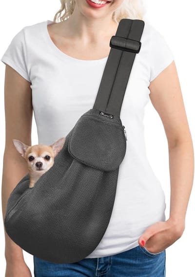 Handsfree Schoudertas voor Kleine Honden en Katten met Verstelbare Band