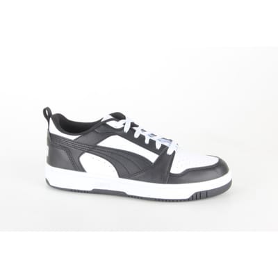PUMA Rebound v6 Low Unisex Sneakers - Puma White-Puma Black-Puma White