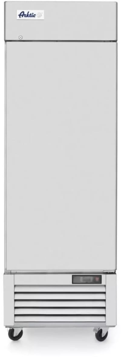 HENDI 1-deurs horeca koelkast - roestvast staal - 580 liter gastronorm 2/1 - -5 tot +5 °C - 68,5x80x210 cm - zelfsluitende linksdraaiende deur op wielen - zilver