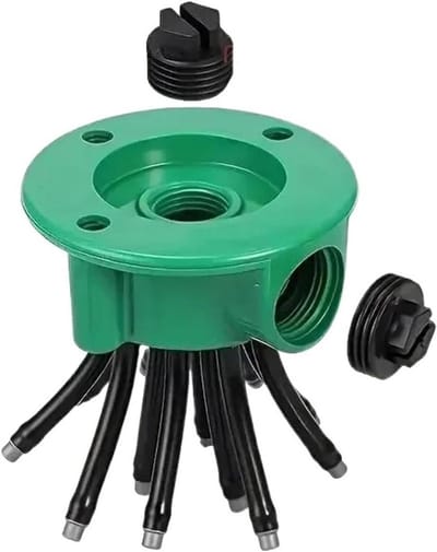 Roterende Sproeier - Gazon Besproeier - Tuin Water Geven - 360 Graden Rotatie - 10x10x10mm - Groen