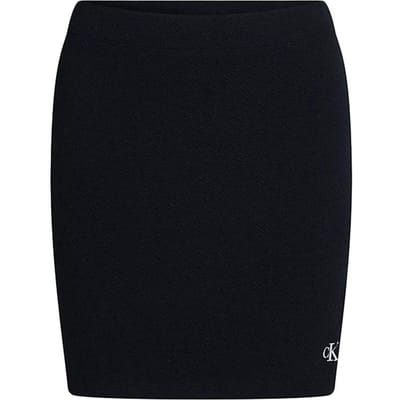 Rok van Calvin Klein voor dames, gemaakt van seersucker