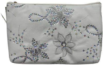 Vagabond - Toilettas - Medium Sack - "Diva White" - afmeting 28 x 8 x 16 cm.