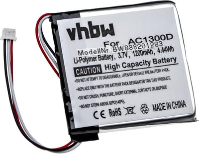 Vervangende Accu voor Angelcare AC1320 Ouderunit Babyfoon - 1200 mAh Li-Polymeer Batterij