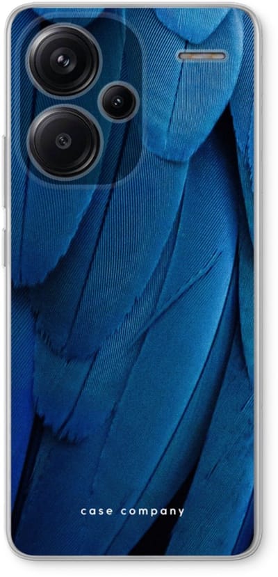 Case Company® - Hoesje geschikt voor Xiaomi Redmi Note 13 Pro plus hoesje - Pauw - Soft Cover Telefoonhoesje - Bescherming aan alle Kanten en Schermrand