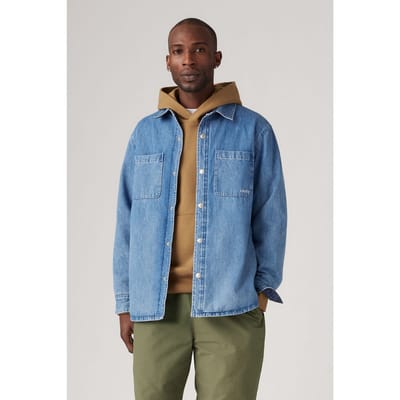 Levi's Bryant Padded Rev Oversh Greenpoint Light Taglia: XL | Giacche di jeans Outlet | Uomo | Verde