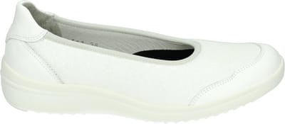 Hickersberger - 9563 - Ballerinaschoenen - Kleur: Wit/beige - Maat: 36