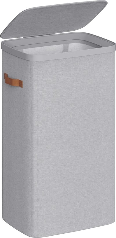 SONGMICS - Wasmand - Wassorteerder - Met Deksel en Handgrepen - 100L wasmand - Grote Capaciteit