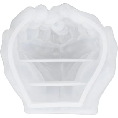 Siliconen Hars Mal Milieuvriendelijk Handvorm Gifvrij Duurzaam Brede Toepassing Premium Materiaal L(for 6.5-9kg) white