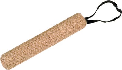Hondenspeelgoed Sisal Dummie met Lus - Bruin - 20 x 4 x 4 cm