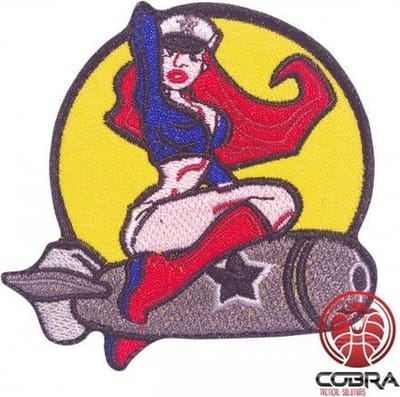 WWII Army ISAF B52 Air Pinup Girl Combat airforce Geborduurde militaire patch embleem met klittenband