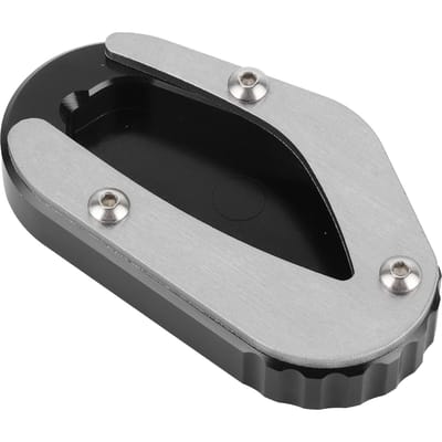Motorfiets Zijstandaard Vergroter Pad Kickstand Verlengstuk Geschikt voor TRIUMPH Bonneville T100 zilver