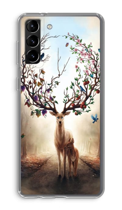 Case Company® - Hoesje geschikt voor Samsung Galaxy S21 Plus hoesje - Seasons Change - Soft Cover Telefoonhoesje - Bescherming aan alle Kanten en Schermrand