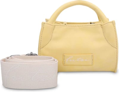 Fritzi aus Preußen Handtas Schoudertas Chunk02 Vintage Crossbody Bag Fizz Lichtgeel