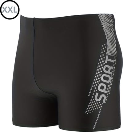 Bovista Zwembroek Heren - Zwem Broek Mannen - Badkleding - Zwemmen - Jongens - Swimming Shorts - Zomerbroek - Grijs - Maat XXL