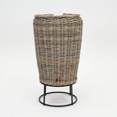 Van der leeden - Regenton Rotan Jeroen (200L) D70H125Cm Grijs