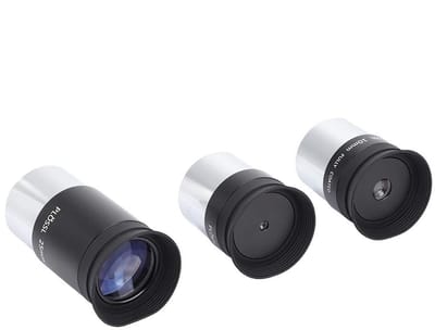 Cosensi- Telescoop Accessoireset Hoge Prestaties - Plössl Oculair 4/10/25mm - 2x Barlow Lens - Metalen Oogbescherming - Duidelijke Beelden