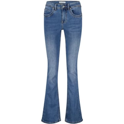 Red Button Jeans Babette Mid Stone Used Srb4008 Stone Used Dames Maat - W34 X L31