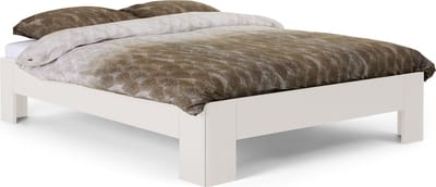 B Bright Fresh 450 Bed 90x220cm - Bedframe Wit - Eenpersoonsbedden - Instaphoogte: 45cm