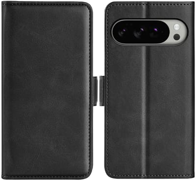 MobyDefend Hoesje - Geschikt voor Google Pixel 10 Pro XL - Luxe Wallet Book Case (Sluiting Zijkant) - Zwart