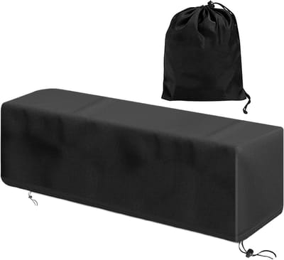 Vuurkorf Cover - Beschermhoes Tafelhaard - Buiten Beschermen - Waterdicht Oxford Materiaal - 74x22x24 cm - Zwart
