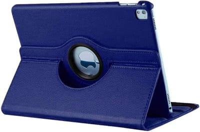Jumada's - Ipadhoes - 360 graden draaibaar - Donkerblauw - Geschikt voor iPad Pro 12.9 (2015)