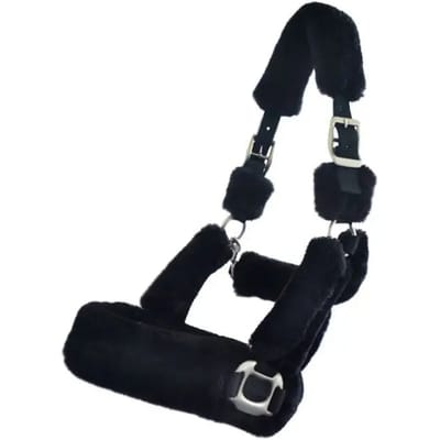 Reizende halster voor paard met teddy fleece Kavalkade