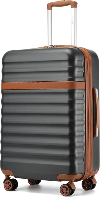 Reiskoffer - Koffer handbagage - Lange reizen - TSA goedgekeurd - 28 inch - Grijs bruin