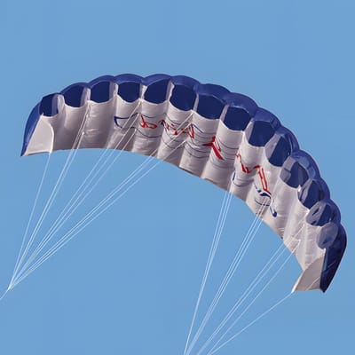 Dual Line Stuntvlieger - Parafoil Vlieger - Buitensport Strand - Duurzame Lijn Nylon - 1.4m2 Oppervlak