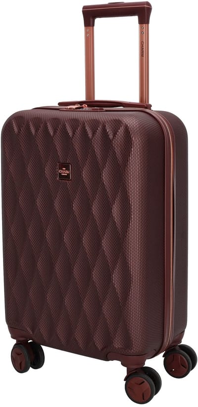 Charm London Honey Koffer - S - Handbagage - 40 Liter - TSA Slot - 55 x 35 x 22.5 cm - Cabin Size - Travel - Reizen - Bordeaux rood